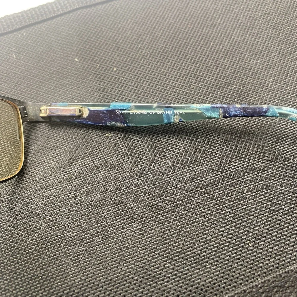 BCBGMAXAZRIA Eyeglasses Women FRAME ONLY Full Rim 52-17-130 Brynn Teal 648